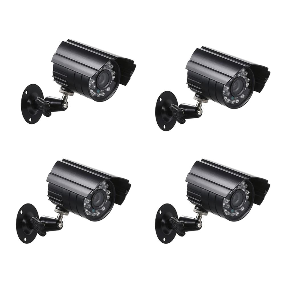 Sistem de Supraveghere si Securitate Video, CCTV 4 Camere, HDMI, Lentile 3,6mm Unghi Larg, Aplicatie Telefon