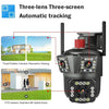 Cameră Supraveghere Tripla PTZ Wi-Fi + 4G cu Triplu Obiectiv, Zoom 5X și Full HD/4K