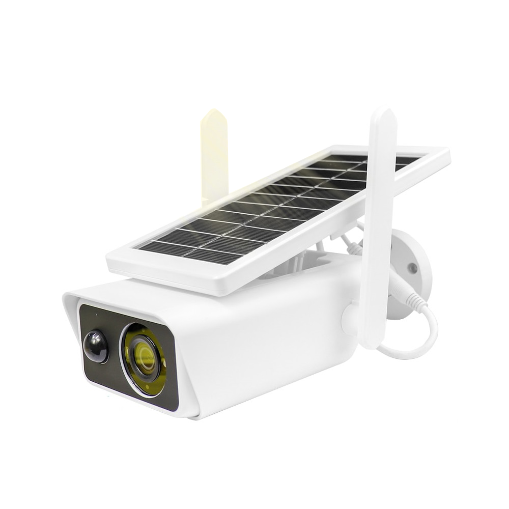 Cameră Inteligentă WIFI Externă cu Încărcare Solară FULL HD 1080p și Suport pentru Card de 128GB