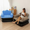 Canapea Inflabilă 5 în 1 Personalizată de Înaltă Calitate PVC Flocking Air Sofa