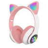 Căști Audio Wireless cu Design de Pisică, LED, Bluetooth 5.0, Stereo
