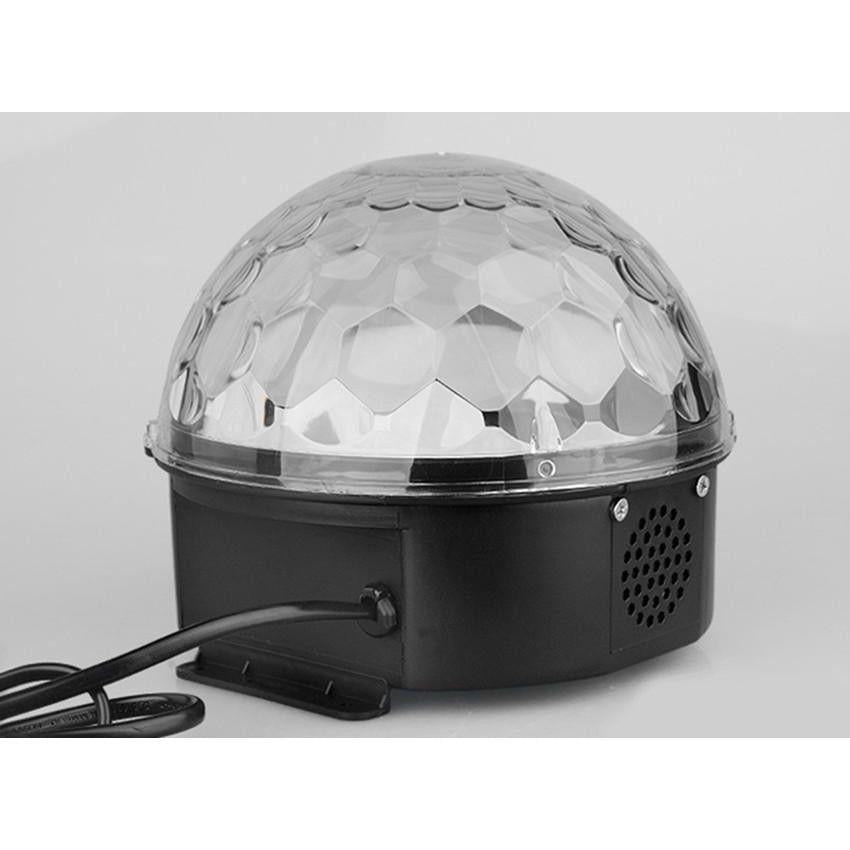 Glob Disco LED RGB cu Difuzor, MP3 Player, USB, SD, Telecommanda Inclusă