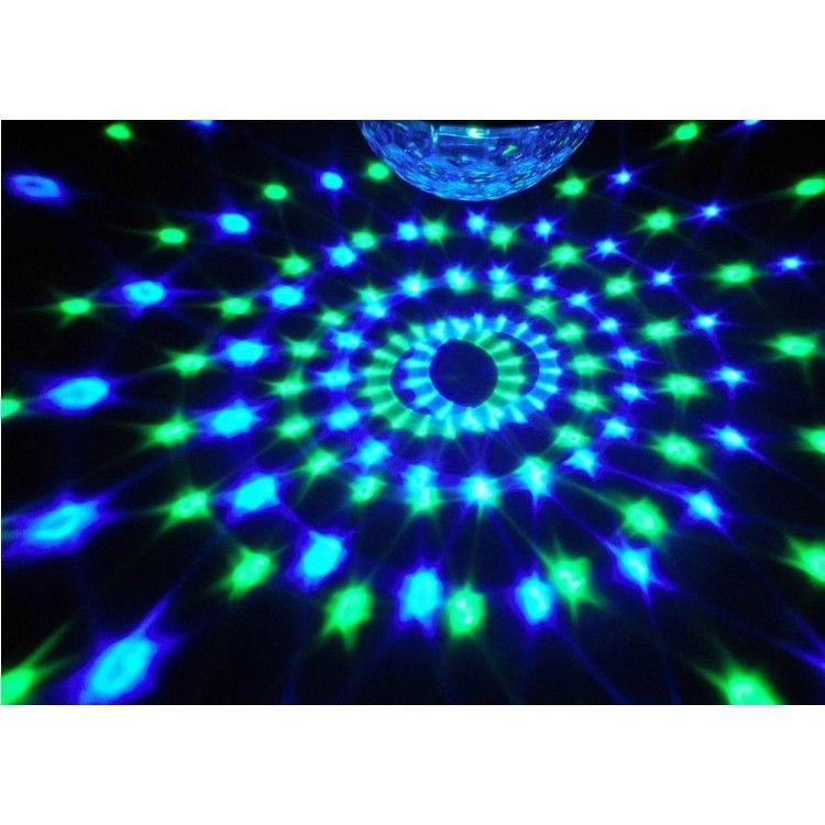 Glob Disco LED RGB cu Difuzor, MP3 Player, USB, SD, Telecommanda Inclusă