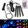 Kit Iluminare Ambient Auto LED RGB cu Telecomandă – Iluminare Interioară Auto