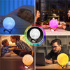 Lampa 3D Luna RGB Multicolor, 16 Nuante, 15 cm, Control Tactil + Suport din Lemn