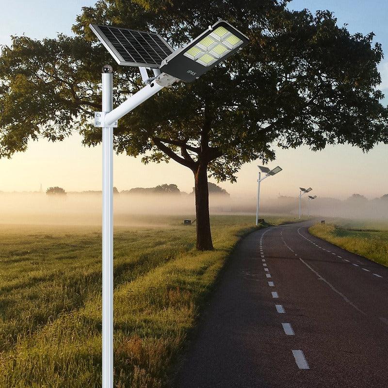 Lampa Solara Jortan 400W cu Telecomanda, Suport Metalic si Senzor de Miscare