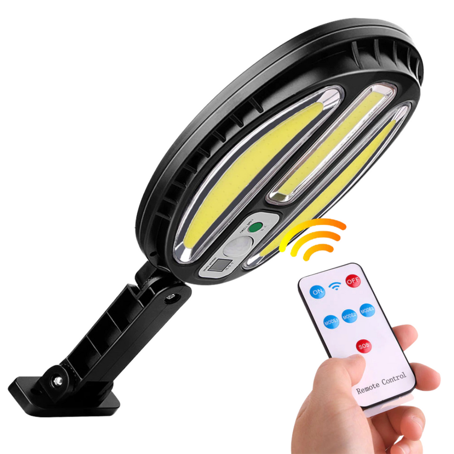 Lampa Solară LED 100W cu 106 LED COB Alb Rece IP66