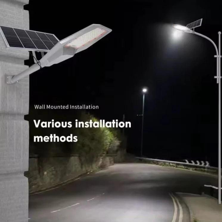 Lampa Solară Stradală Jortan 1000W, Iluminare LED Puternică, Aluminiu Rezistent, IP67
