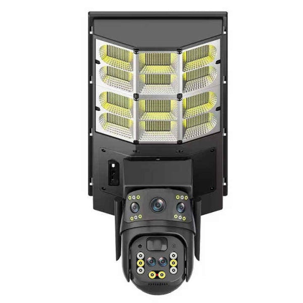 Lampa Stradală Solară V380 cu Cameră 4MP, Conectivitate 4G, PTZ Inteligent și Interfon Vocal Bidirecțional