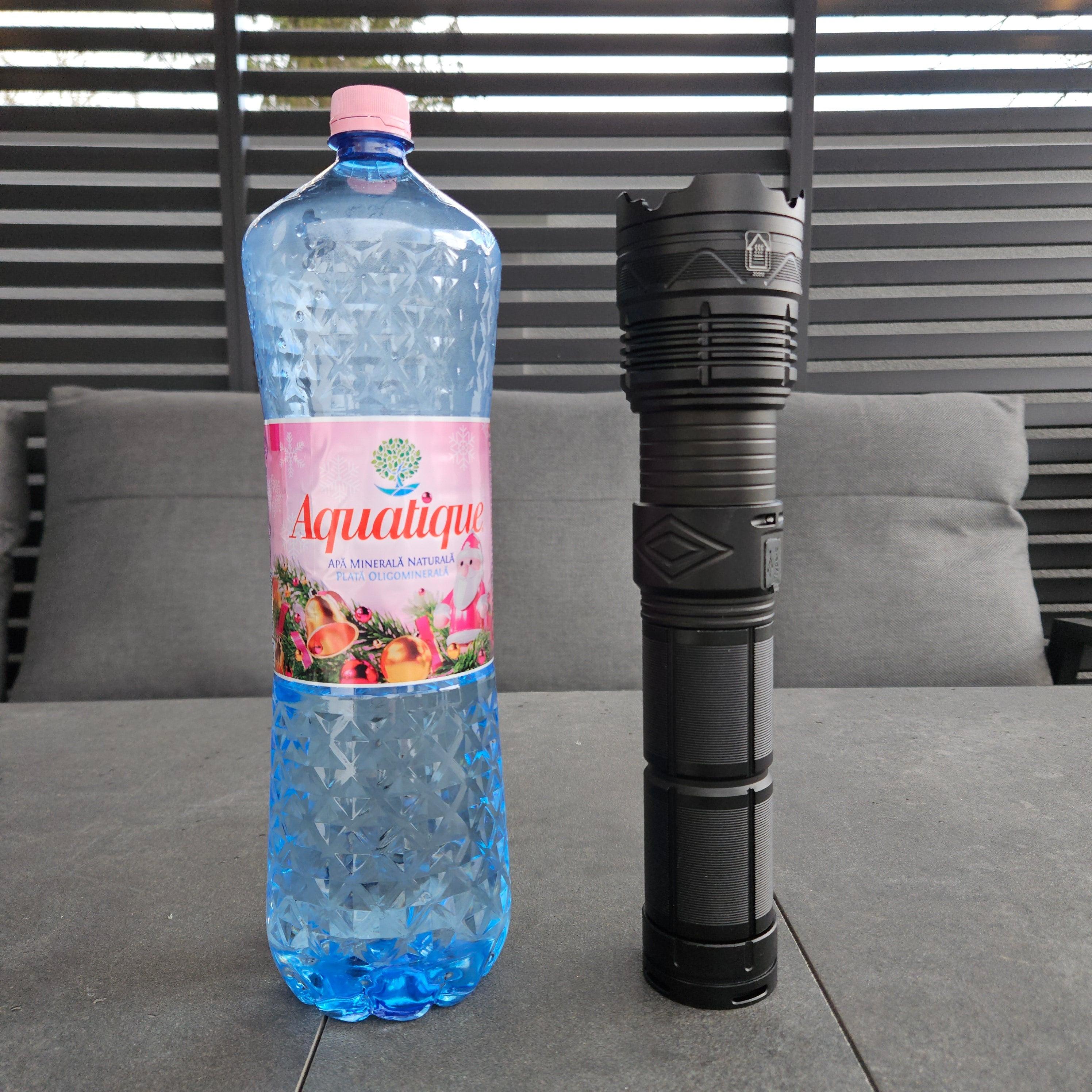 Lanteră LED Zoom Laser 100W GT60, 20000LM, 5000m Focalizare Telescopică