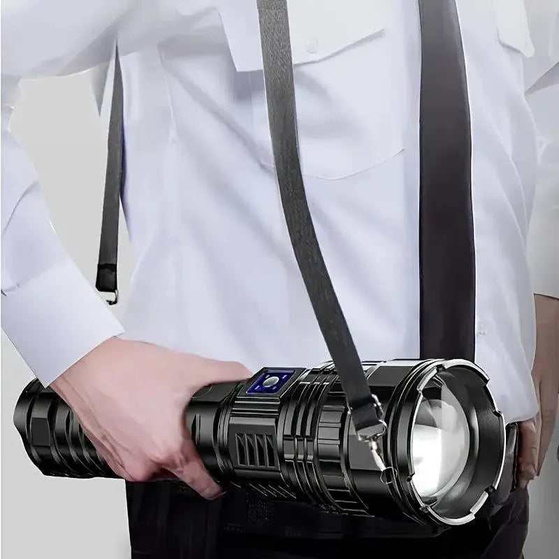 Lanteră LED Zoom Laser 100W GT60, 20000LM, 5000m Focalizare Telescopică