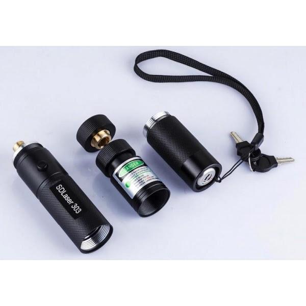 Laser Verde 3D Portabil cu Acumulator – Rază de 10 km