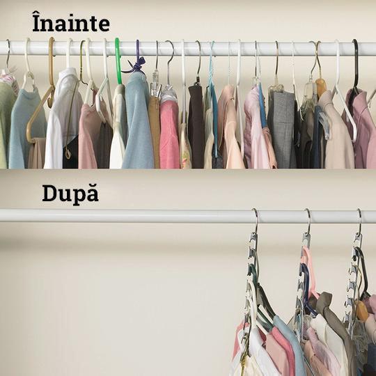 Organizatoare pentru Umerase Wonder Hanger pentru Spațiu Eficient