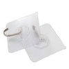 Set 10 Cărliche Autoadezive Reutilizabile, Ultra Rezistente 7,2 cm x 7,2 cm