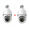 Set 2 Camere IP, WI-FI, HD, Smart-Bulb, tip bec cu Senzor de Miscare si Aplicatie Telefon