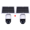 Set 2 Camere Supraveghere jORTAN Video cu Panou Solar, 1080P Wi-Fi, slot microSD