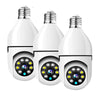 Set 3 Camere IP, WI-FI, HD, Smart-Bulb, tip bec cu Senzor de Miscare si Aplicatie Telefon