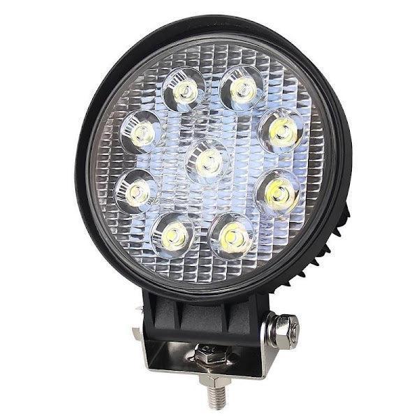 Set 4 x Proiector LED BAR Off Road Rotund 27W, 11 cm pentru Iluminat Eficient