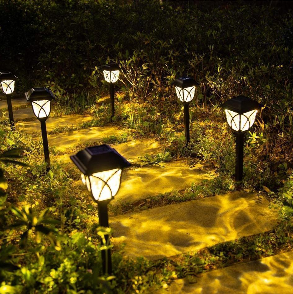 Set 6 Lămpi LED Solare de Grădină 43 cm - Design Elegant și Iluminare Eco