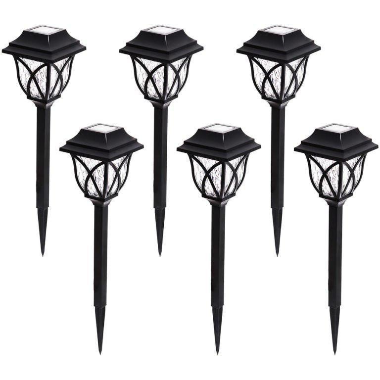 Set 6 Lămpi LED Solare de Grădină 43 cm - Design Elegant și Iluminare Eco