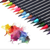 Set 60 Markere cu Două Vârfuri - Subțire și Gros, 36 Culori Strălucitoare - Markere Permanente pentru Artă