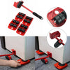 Set Ridicare și Transport Mobilă, Capacitate 150 kg - 4 Role cu Parghie
