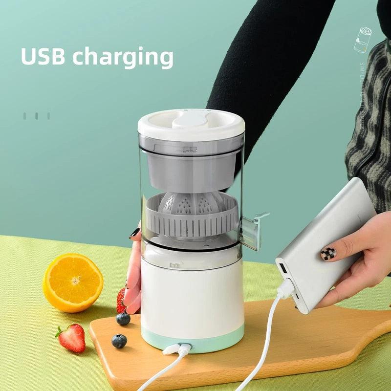 Storcător Portabil de Citrice USB Reîncărcabil - Stoarcere Simplă