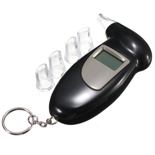 Tester Digital Portabil de Alcool cu 4 Capete Schimbabile și Afișaj Precis
