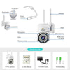 Camera Wifi de Exterior Jortan Color + Card 32 GB , Senzor de Miscare, Night Vision, Vizualizare Live pe Telefon